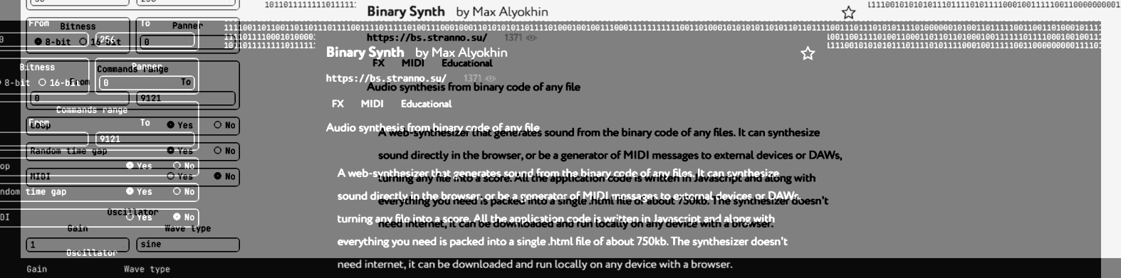 Binary Synths´